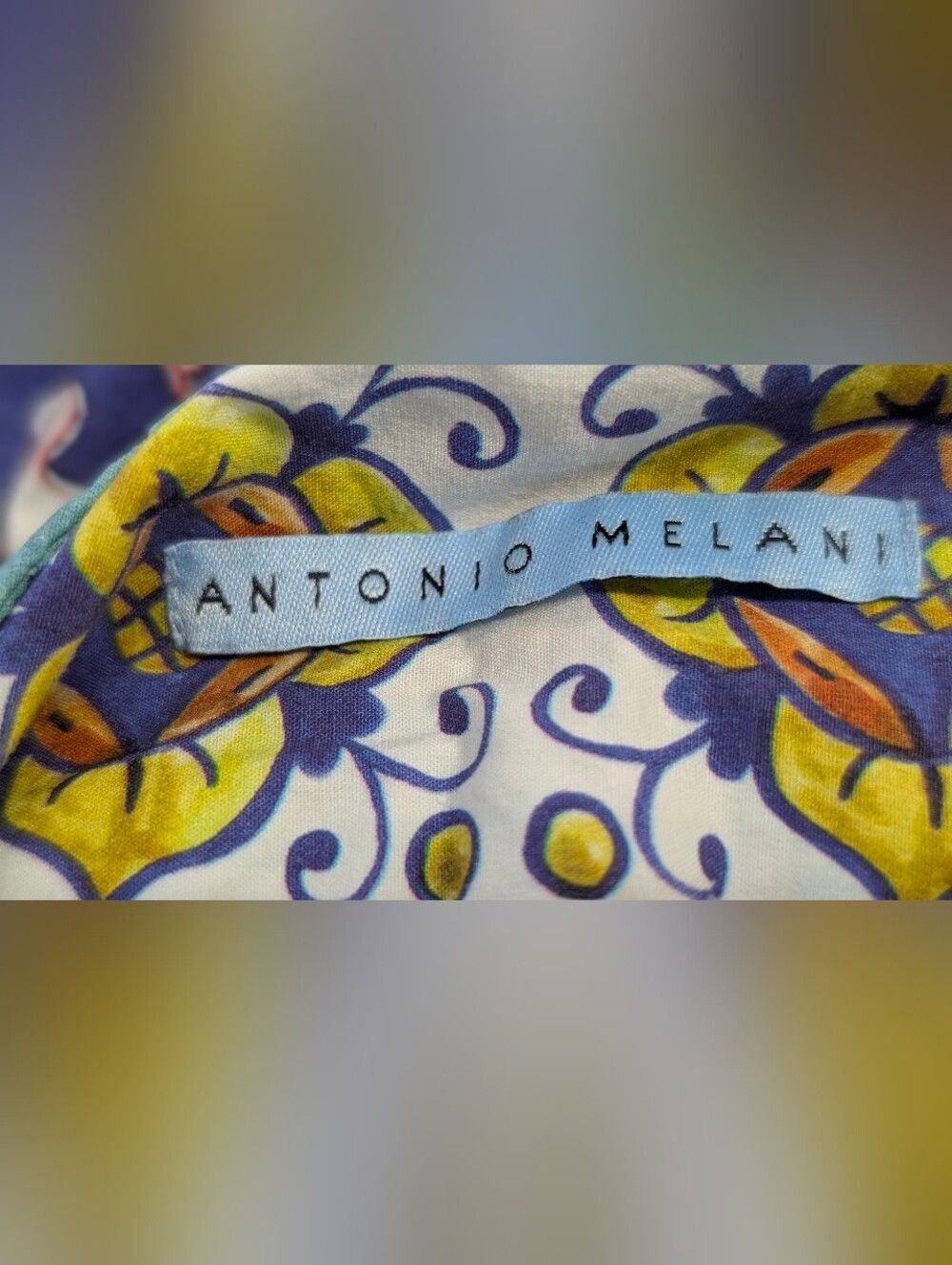 Antonio Melani Tegan Mosaic Promenade Maxi Skirt 2 Boho Resort Cotton Romantic - Picture 8 of 9
